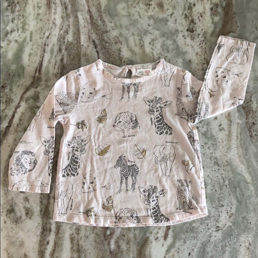 Zara toddler girl long sleeve 18-24 months